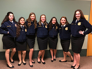 FFA Students participating in March events